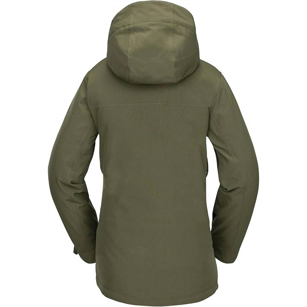 NEW VOLCOM women's stoney shadow insulated snowboard ski jacket in ivy - Picture 4 of 4